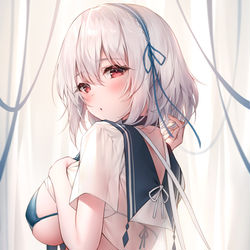 This is a pixiv picture whose title is シリアスさん🍑.