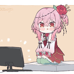 This is a pixiv picture whose title is Darling.