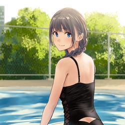 This is a pixiv picture whose title is そろそろ…帰ろっか.