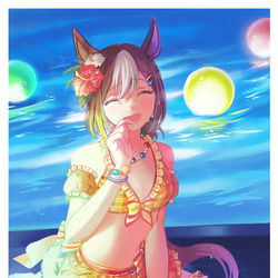 This is a pixiv picture whose title is スペちゃん（水着ver.）.