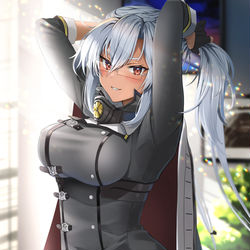 This is a pixiv picture whose title is 朝の武蔵さん.
