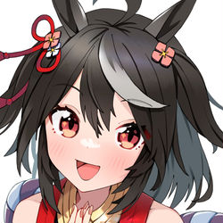 This is a pixiv picture whose title is キタサンブラック.