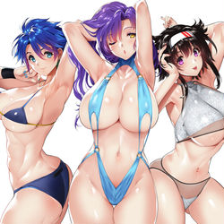 This is a pixiv picture whose title is ２０２１年８月　ROヒロインズ.