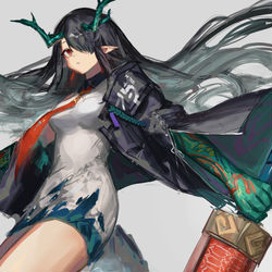 This is a pixiv picture whose title is Dusk.