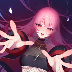 This is a pixiv picture whose title is Mori Calliope.