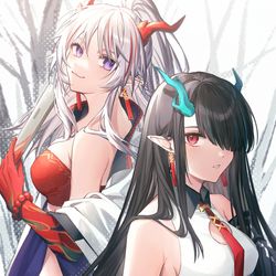 This is a pixiv picture whose title is ニェン＋シー.