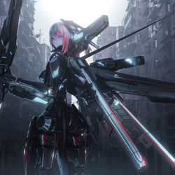 This is a pixiv picture whose title is 黯色· Hermelin.
