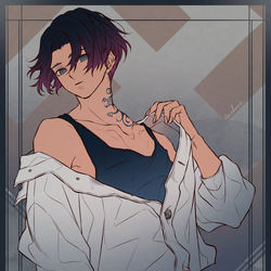 This is a pixiv picture whose title is 未来-悲愴.