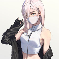 This is a pixiv picture whose title is マスク.