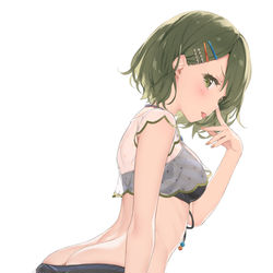 This is a pixiv picture whose title is 水着にちか.