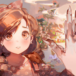 This is a pixiv picture whose title is 怖くないのか.