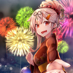 This is a pixiv picture whose title is 花火っぽい！.