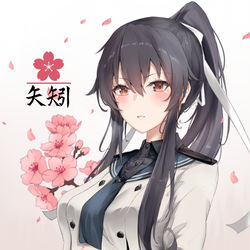 This is a pixiv picture whose title is 矢矧.