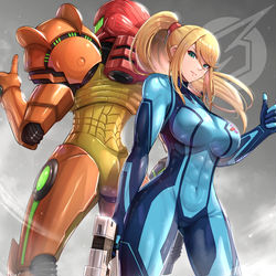 This is a pixiv picture whose title is メトロイド35周年.