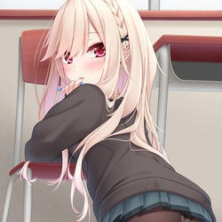 This is a pixiv picture whose title is 黒スト尻.