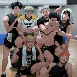 This is a pixiv picture whose title is Champions.
