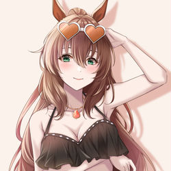 This is a pixiv picture whose title is 水着マルゼンスキーさん.