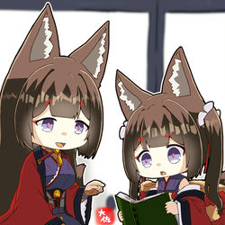 This is a pixiv picture whose title is お勉強中.