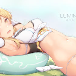 This is a pixiv picture whose title is Lumine wallpaper.