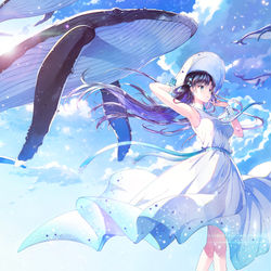 This is a pixiv picture whose title is Cetus.