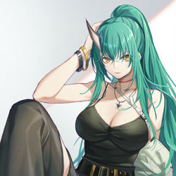 This is a pixiv picture whose title is 是帅气星熊大姐姐.