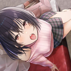 This is a pixiv picture whose title is 音声作品〜人生初のデリヘルで、まさかのキスだけでぴゅっぴゅした話.