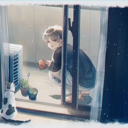 This is a pixiv picture whose title is 無題.