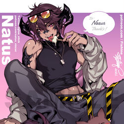 This is a pixiv picture whose title is Natus's OC.