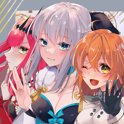 This is a pixiv picture whose title is 祝FGO6周年.