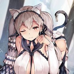 This is a pixiv picture whose title is にゃーん.