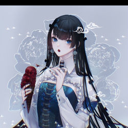 This is a pixiv picture whose title is 🦇🍧.