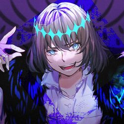 This is a pixiv picture whose title is 「奈落の底で　アイアイアイヘイチュー」.