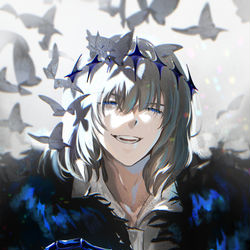 This is a pixiv picture whose title is 夜のとばり.