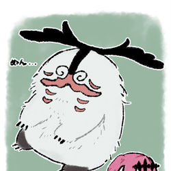 This is a pixiv picture whose title is もふもふふわふわのケルヌンノスぬいぐるみが欲しい.