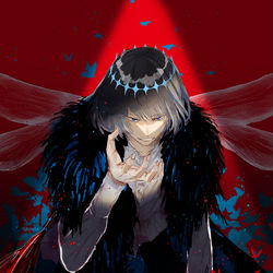 This is a pixiv picture whose title is 嗤.