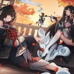 This is a pixiv picture whose title is 煙々彼岸.