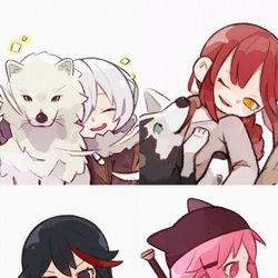 This is a pixiv picture whose title is anime animal.