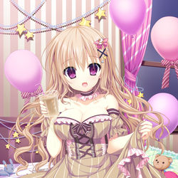 This is a pixiv picture whose title is 擬人化ミルクティちゃん.