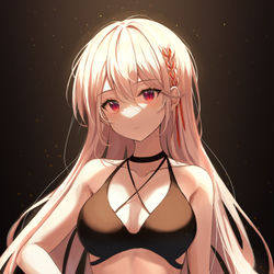 This is a pixiv picture whose title is ブラック·ビキニ.