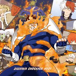 This is a pixiv picture whose title is ENDEAVOR HBD!.