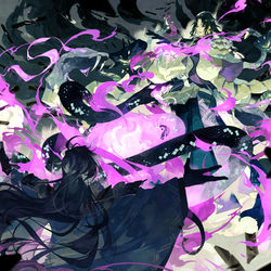 This is a pixiv picture whose title is 八岐大蛇/神念之影.