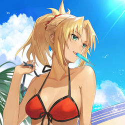 This is a pixiv picture whose title is 夏！.