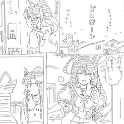 This is a pixiv picture whose title is 機動主婦ブルボン　ぴょいの鼓動は愛.