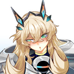 This is a pixiv picture whose title is 照れ顔.