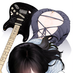 This is a pixiv picture whose title is 妹妹吉他第十一课.