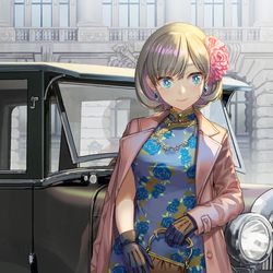 This is a pixiv picture whose title is 学园偶像唐可可.