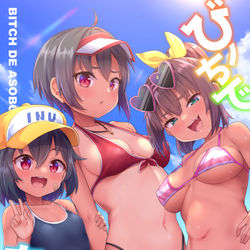 This is a pixiv picture whose title is ビーチであそぼ01.