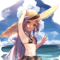 This is a pixiv picture whose title is 紫咲シオン.