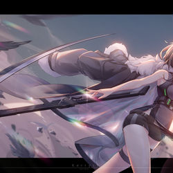 This is a pixiv picture whose title is 羽毛笔-La Pluma.