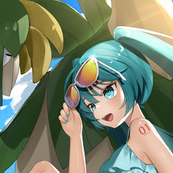 This is a pixiv picture whose title is 🍹.